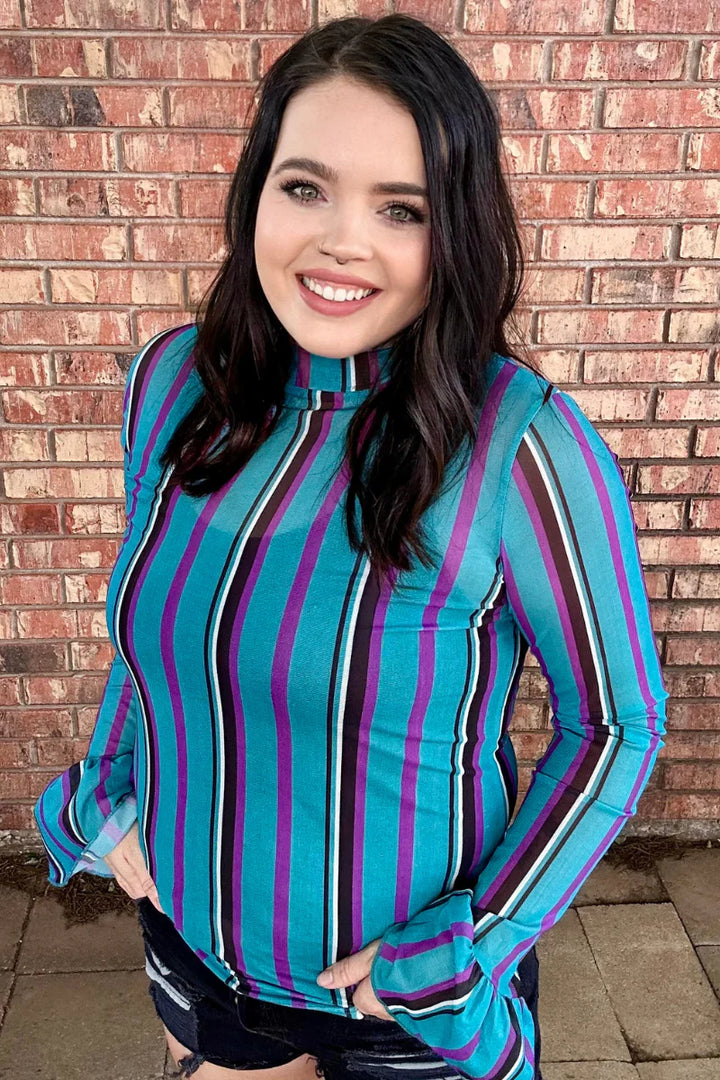 Sterling Kreek Gotta Be Me Mesh Top