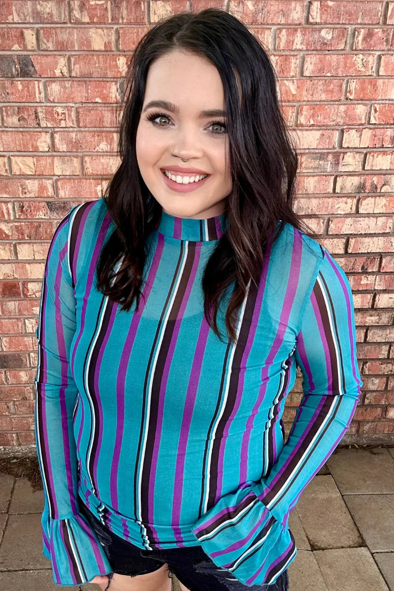 Sterling Kreek Gotta Be Me Mesh Top