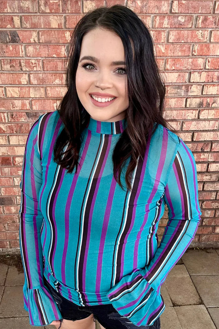 Sterling Kreek Gotta Be Me Mesh Top