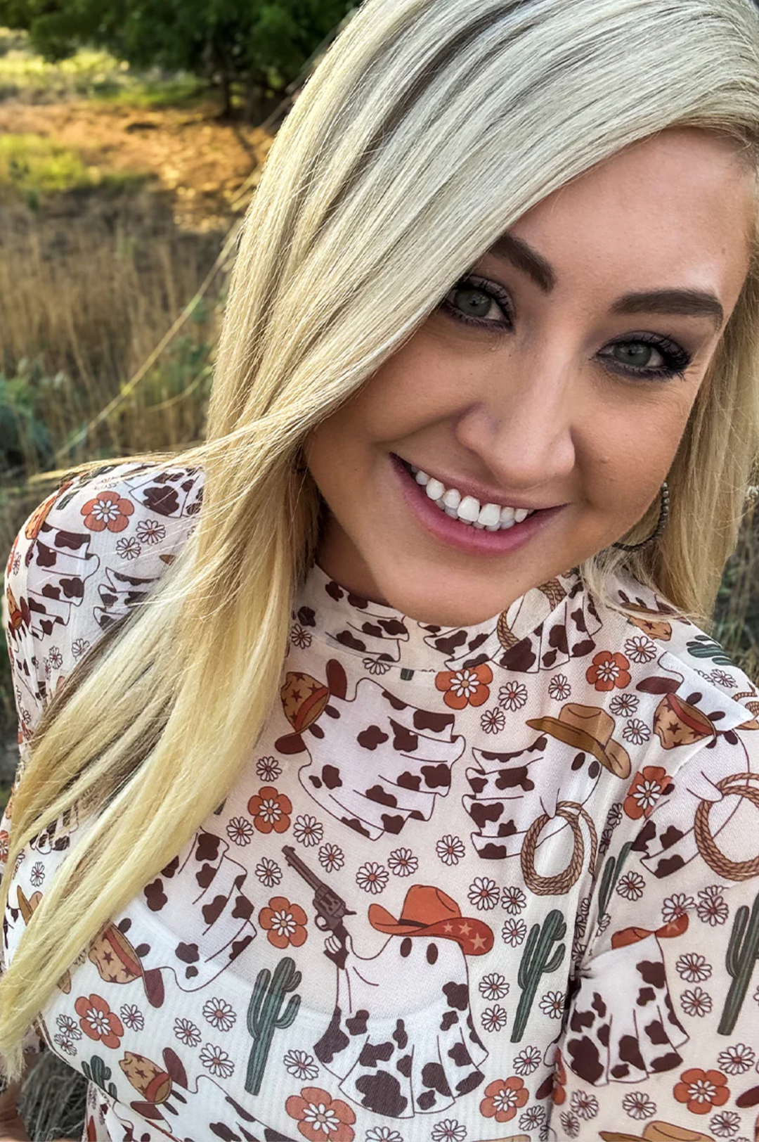 Sterling Kreek Hauntin' The Range Mesh Top