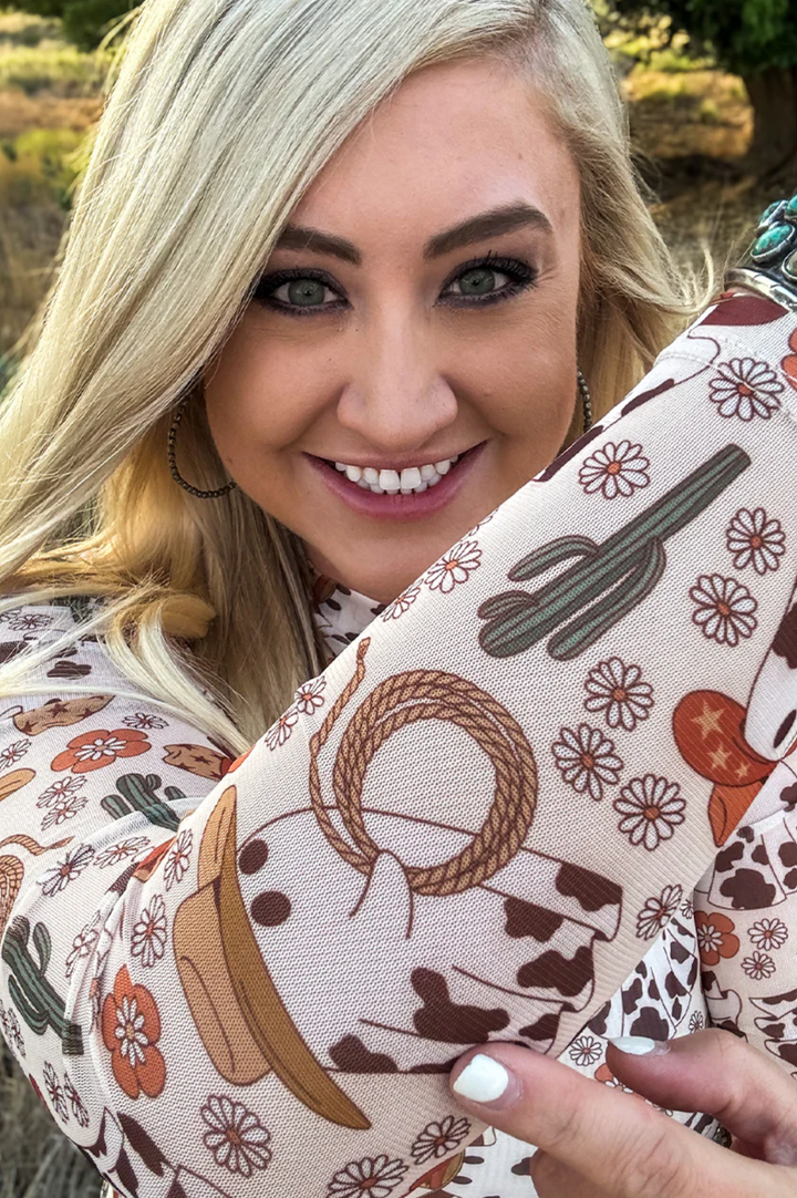 Sterling Kreek Hauntin' The Range Mesh Top