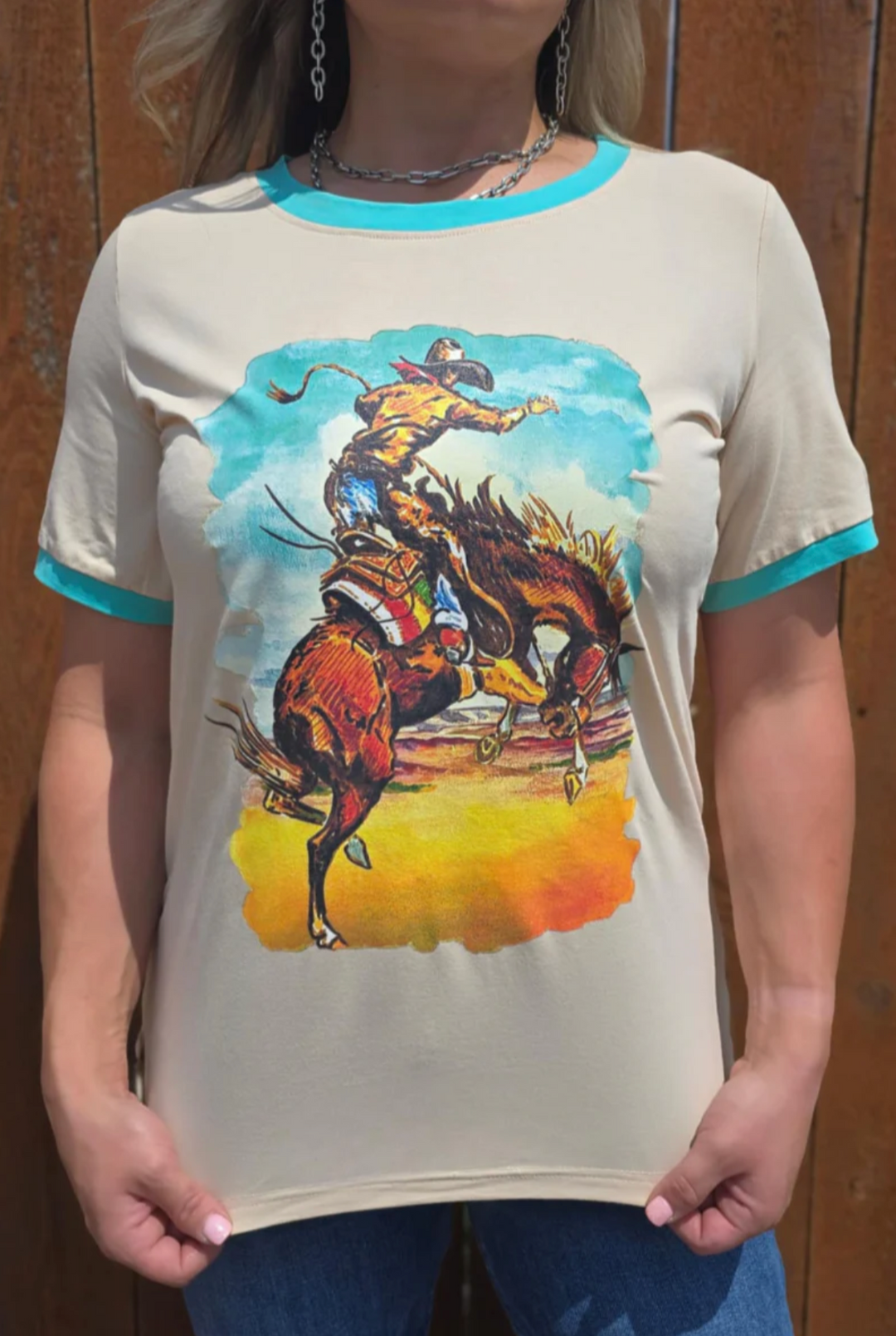 Sterling Kreek Last Wild Ride Ringer Tee