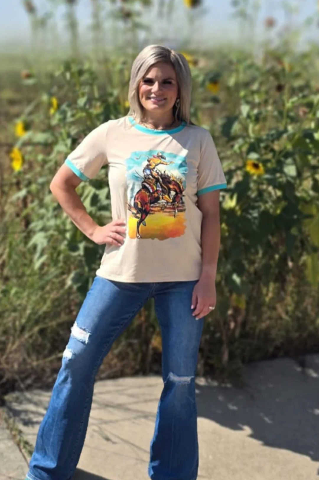 Sterling Kreek Last Wild Ride Ringer Tee