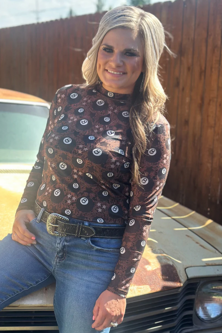 Sterling Kreek Lucky Shot Mesh Top