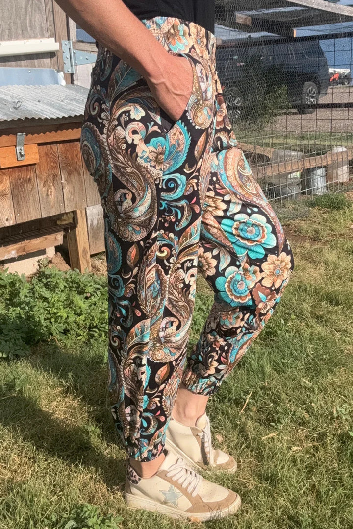 Sterling Kreek Oh My Paisley Joggers