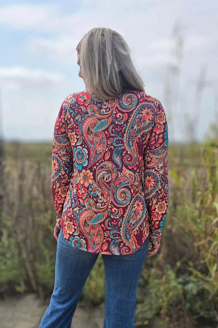 Sterling Kreek Paisley On The Plains Top
