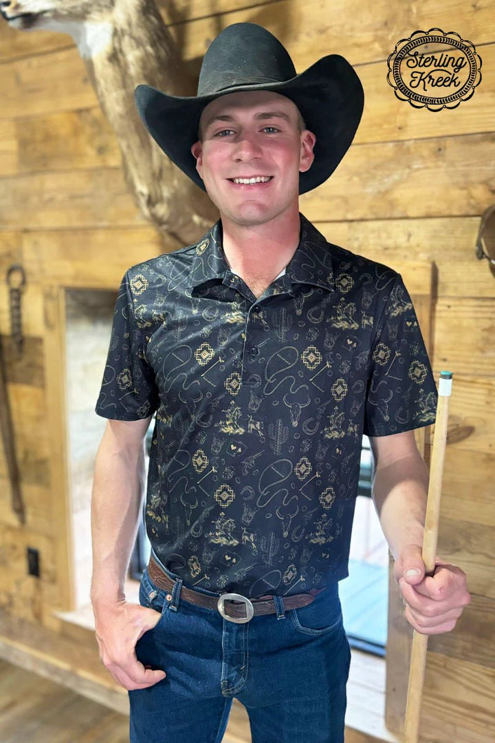 Sterling Kreek The Gambler Polo Shirt | gussieduponline