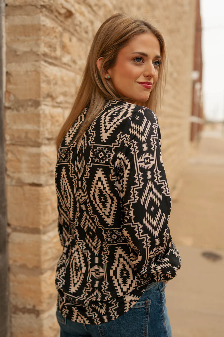 Sterling Kreek Sundown Smoke Button Up Top