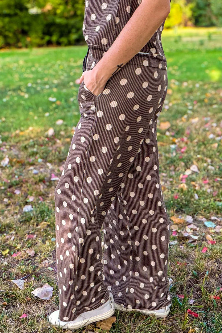 Mocha Dot Pants