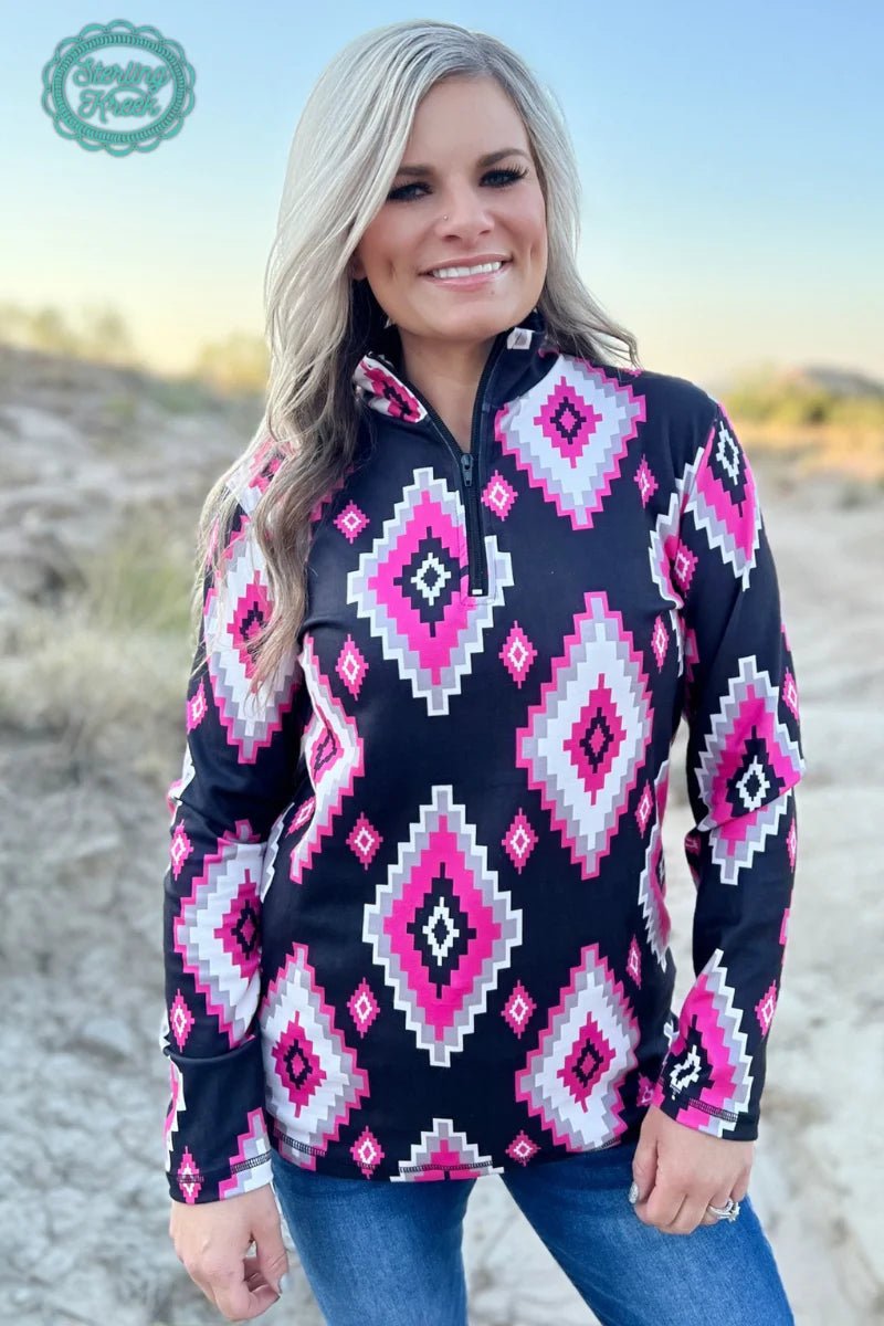 Sterling Kreek Pretty In Pink Pullover | gussieduponline