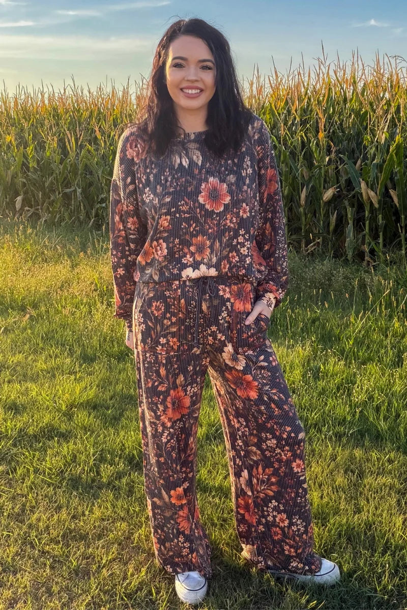 Amber Blossom Sweater Top