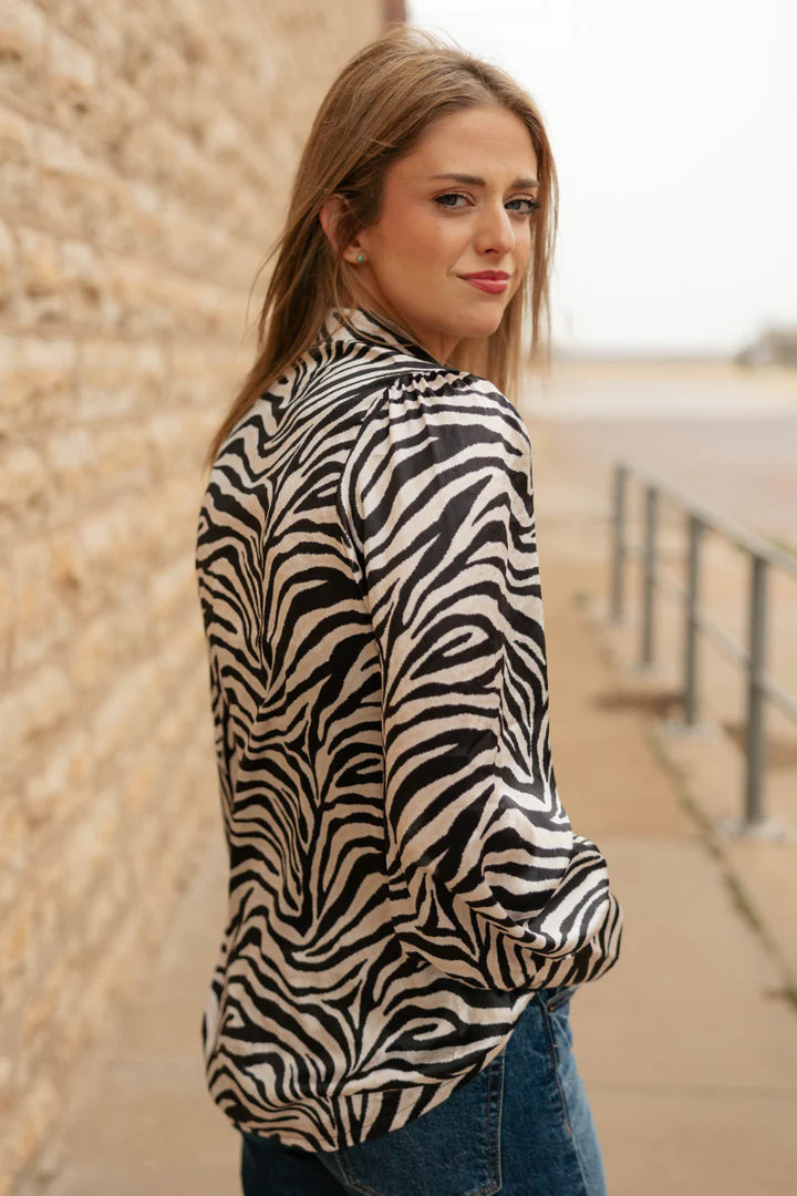 Sterling Kreek Cowgirl Safari Button Up