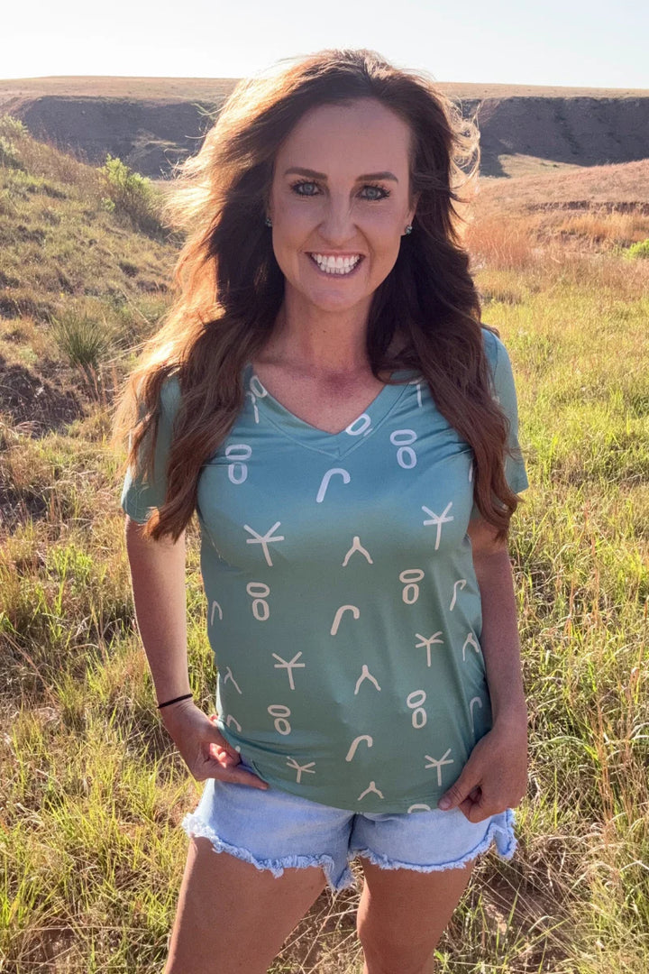 Sterling Kreek Branded Lucky Top