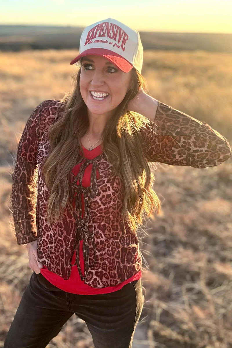 Sterling Kreek Range & Roar Tie Cardigan