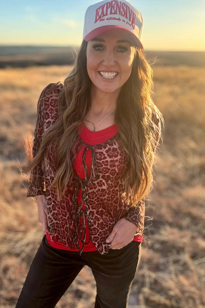 Sterling Kreek Range & Roar Tie Cardigan