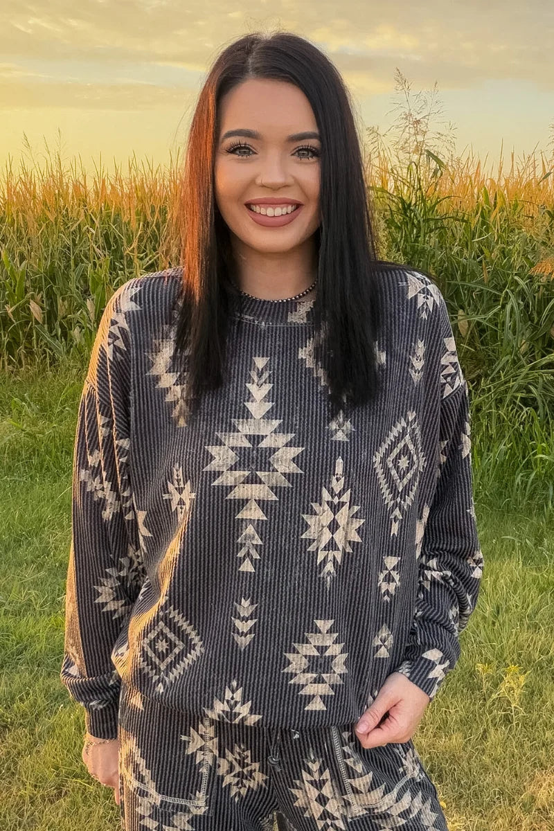 Frontier Trail Sweater Top