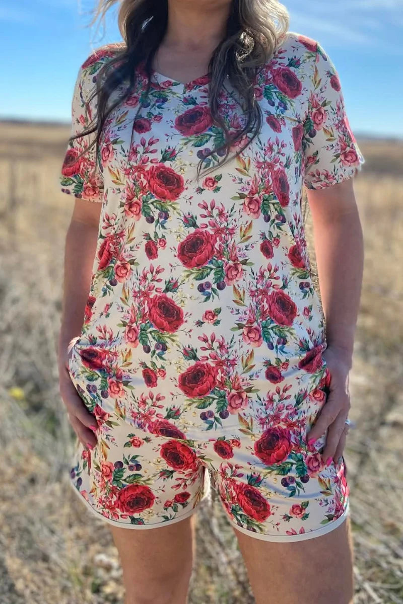 Sterling Kreek Porcelain Petals Shorts