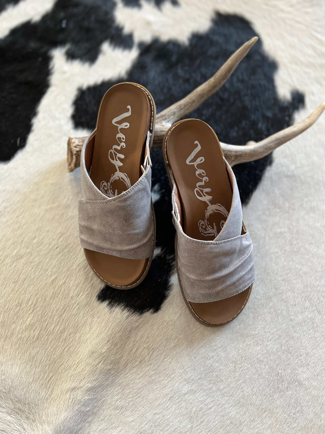 Very G Jolene Grey Sandals