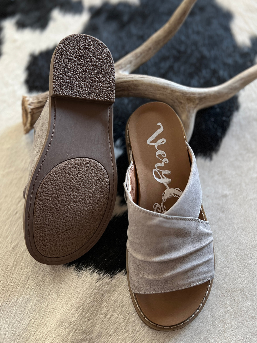 Very G Jolene Grey Sandals