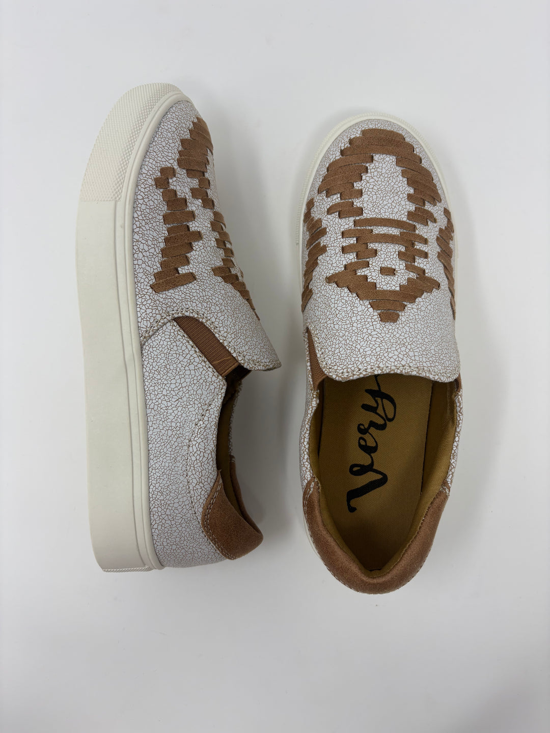 Very G Tan Marian Slip On Shoes