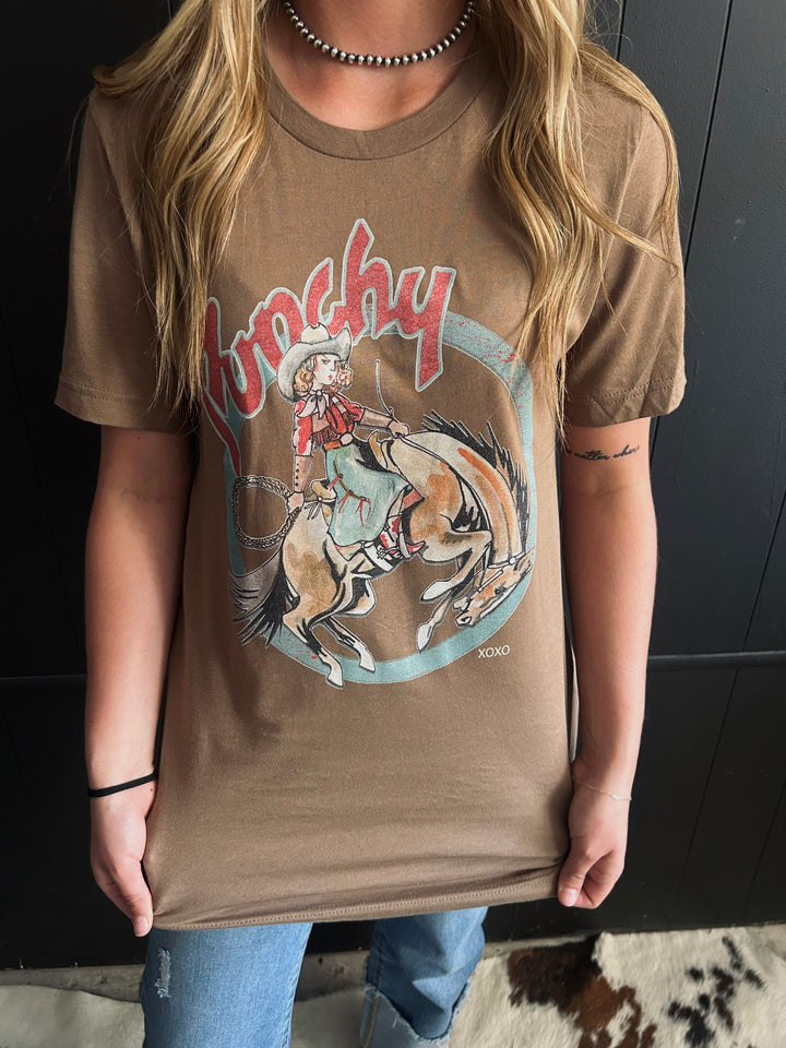 Vintage Brown Punchy Graphic Tee