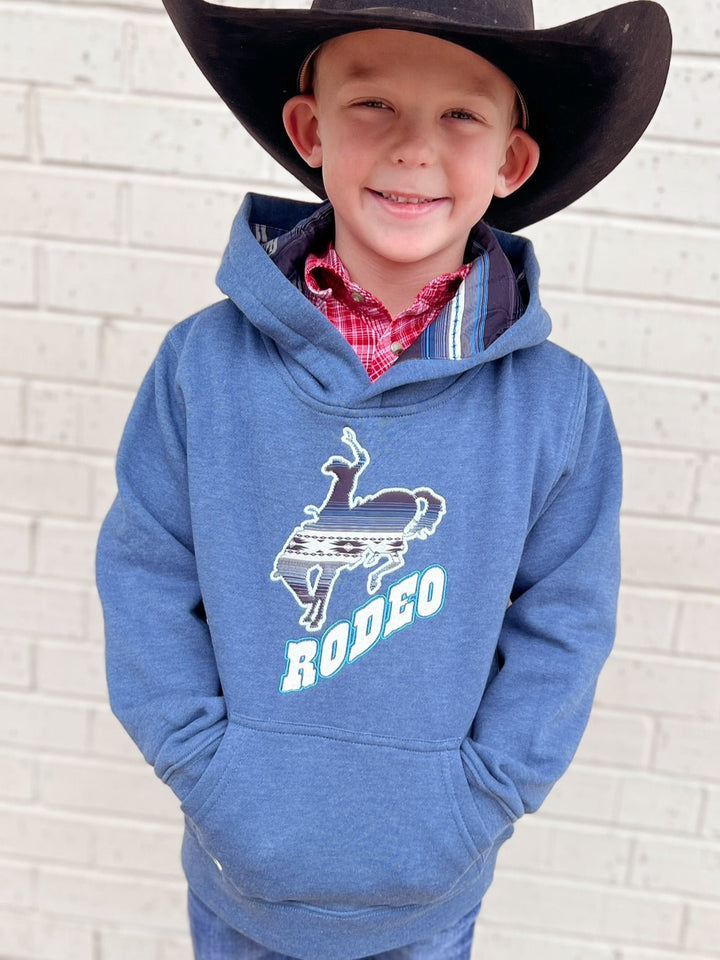 Youth Rodeo Bronc Fleece Hoodie - 2 Colors | gussieduponline