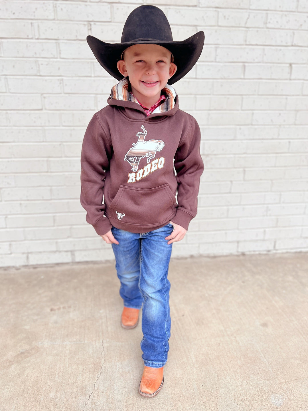 Youth Rodeo Bronc Fleece Hoodie - 2 Colors | gussieduponline