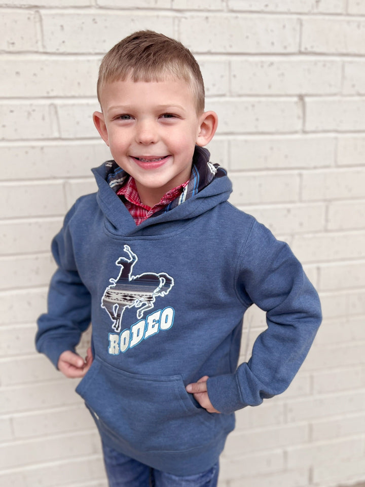 Youth Rodeo Bronc Fleece Hoodie - 2 Colors | gussieduponline