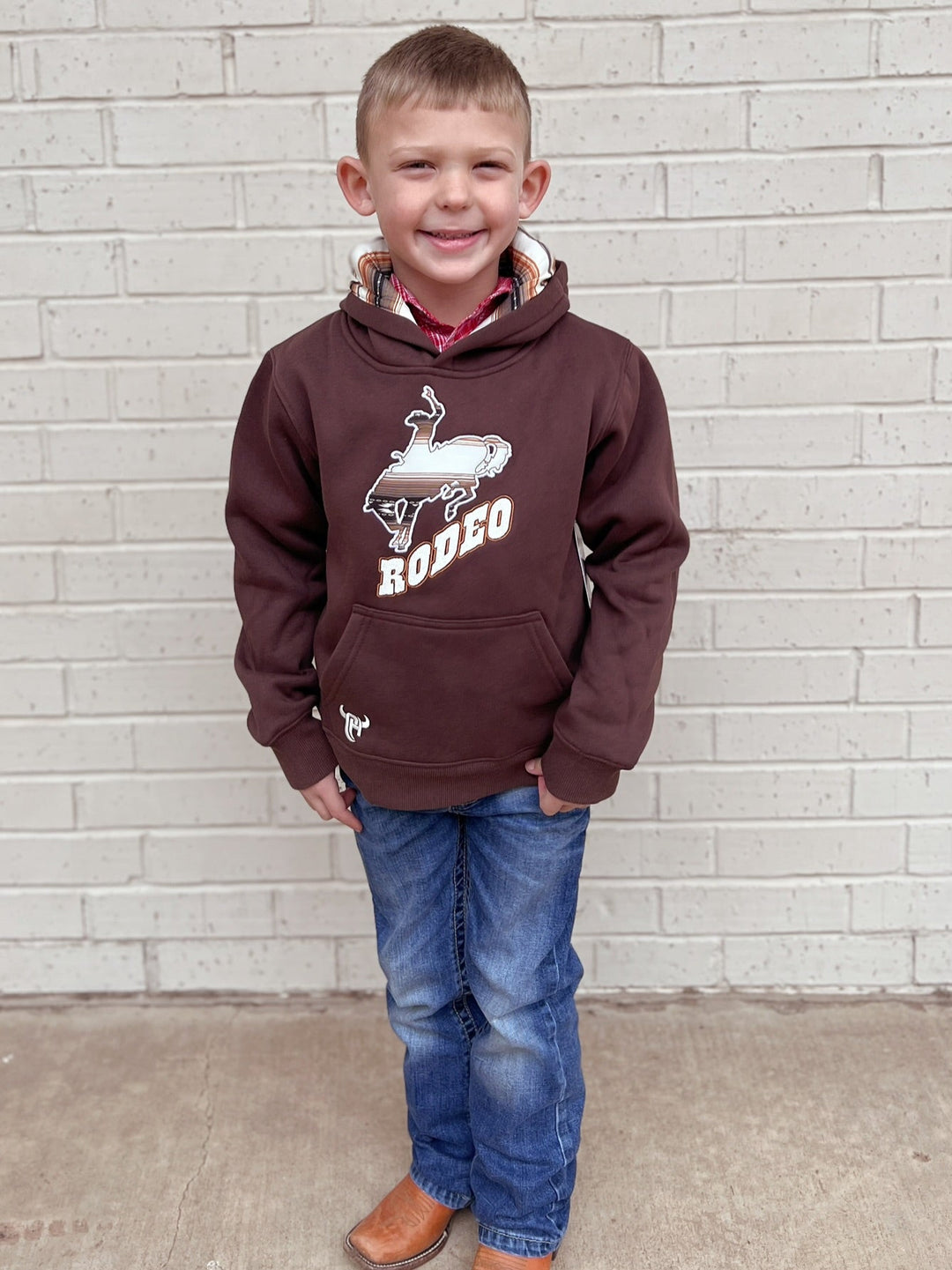 Youth Rodeo Bronc Fleece Hoodie - 2 Colors | gussieduponline