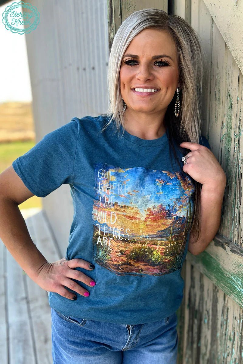PLUS Sterling Kreek Out Where The Wild Things Are Tee | gussieduponline
