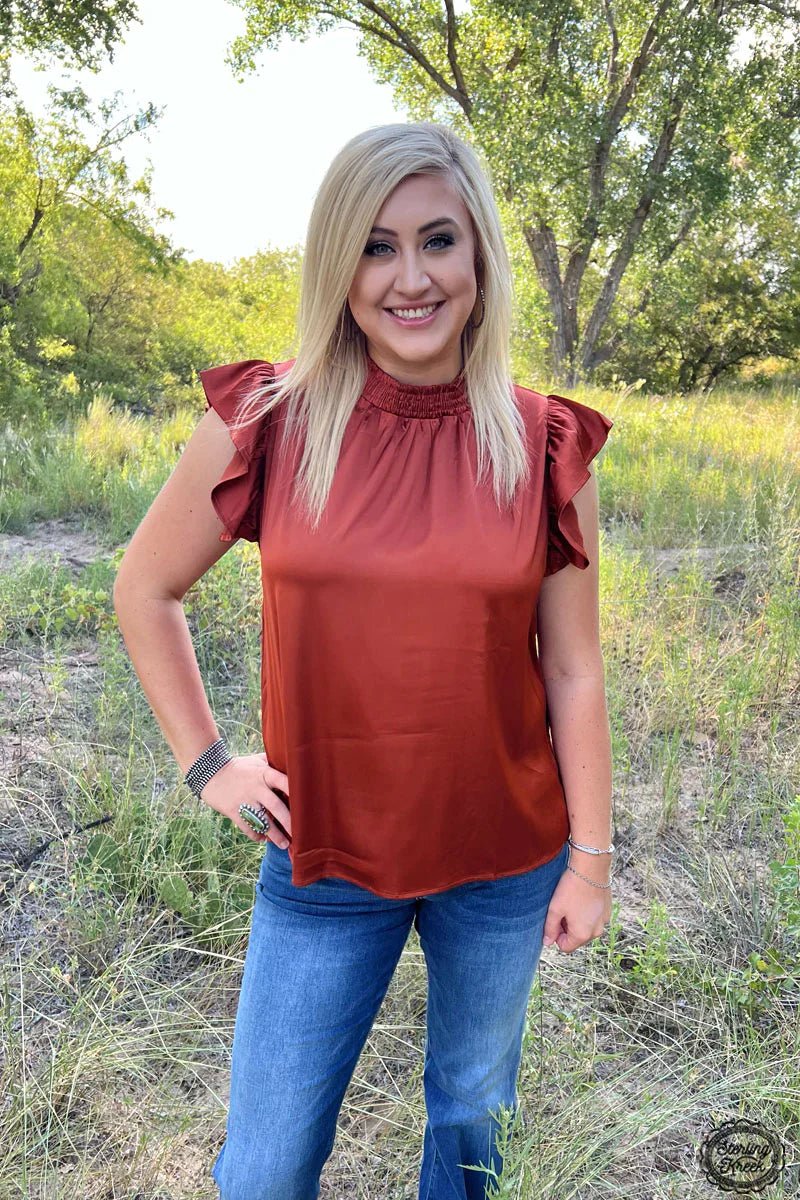 Plus Rustic Babydoll Top | gussieduponline