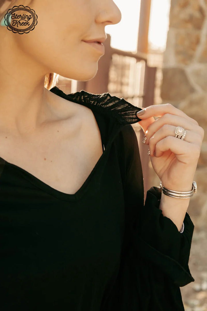 Saturday Night Black Top | gussieduponline