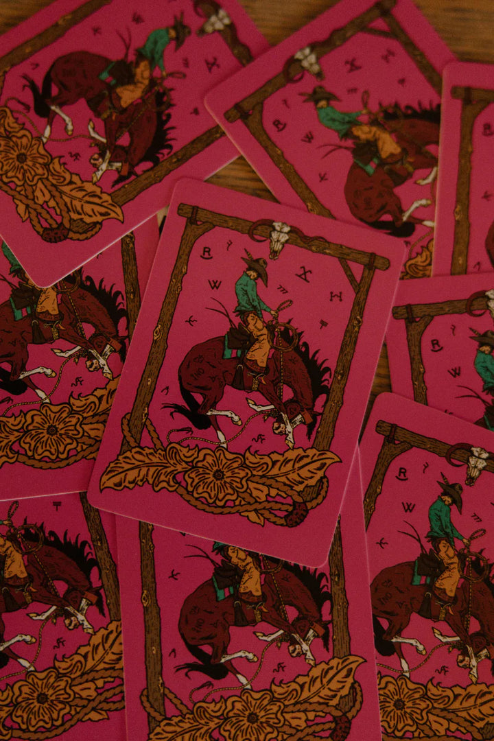 SK Pink Outlaw Playing Cards