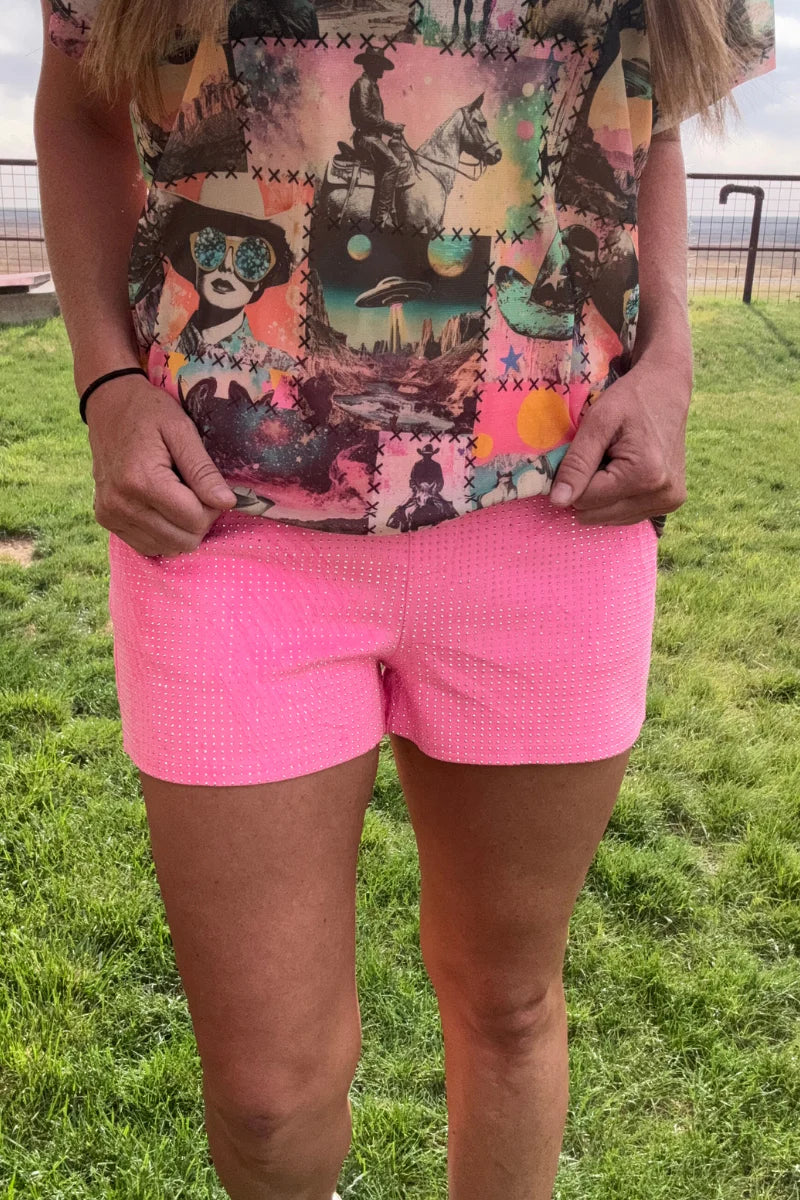 Sterling Kreek Jitterbug Pink Shorts
