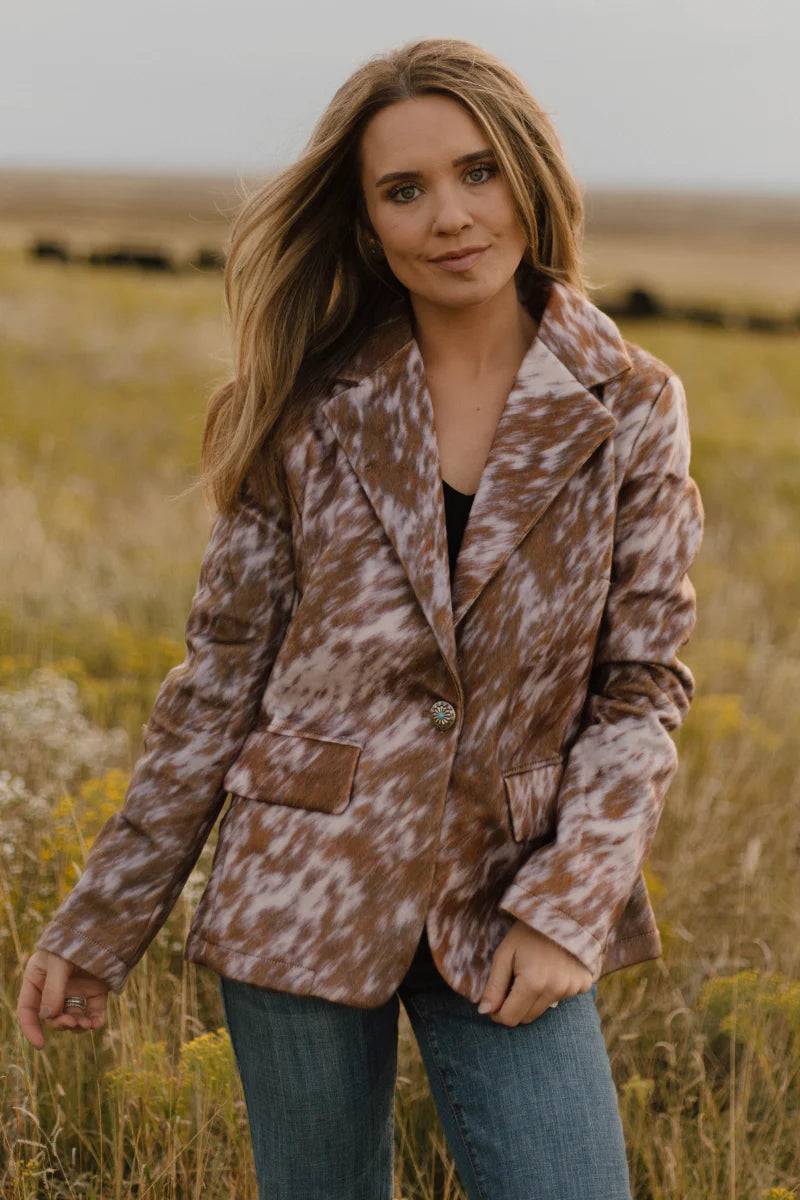 Sterling Kreek Cows Come Home Blazer