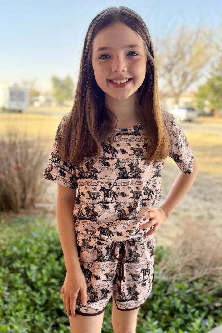 KIDS Sterling Kreek Blush Day Workin Shorts