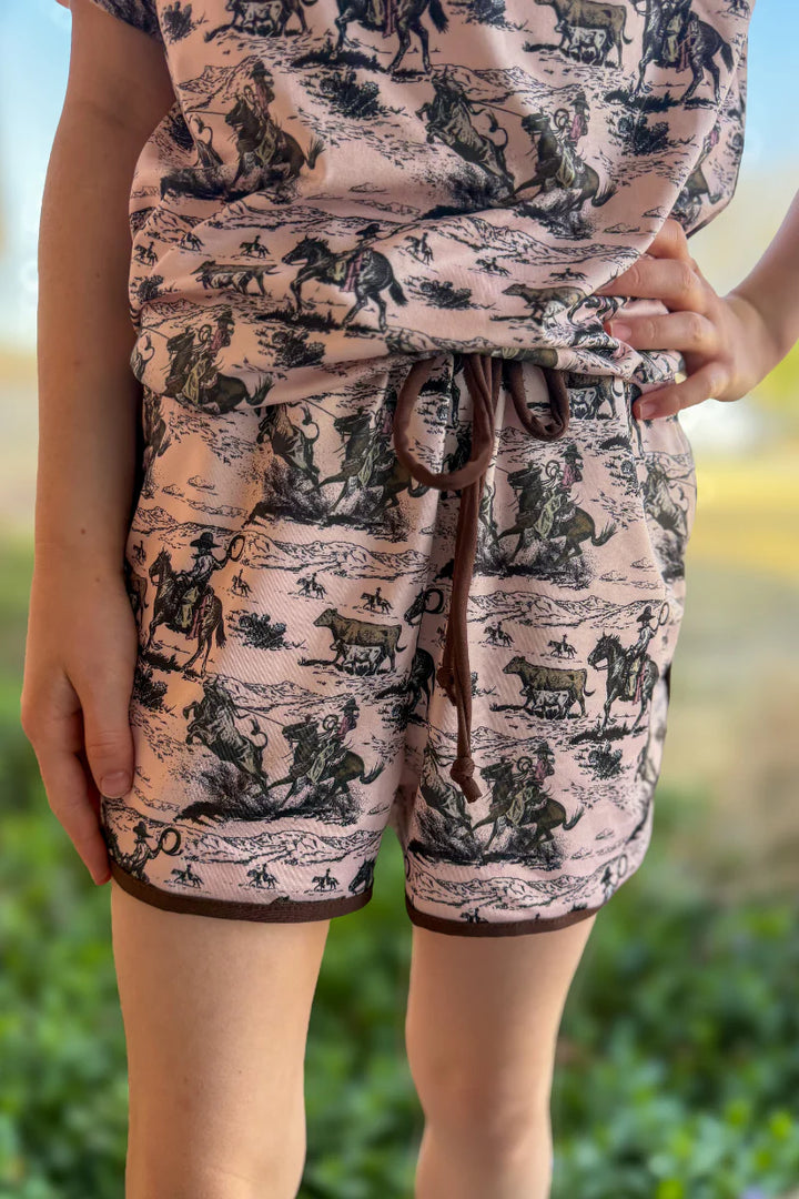 KIDS Sterling Kreek Blush Day Workin Shorts