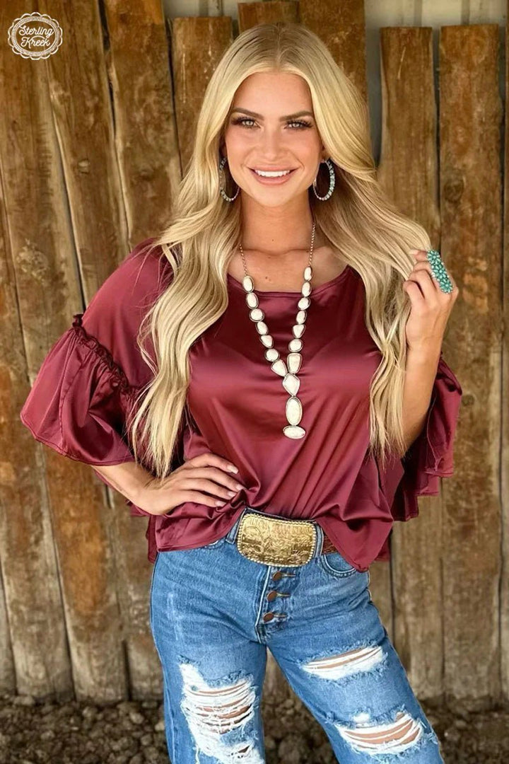 Into The Night Wine Top | gussieduponline