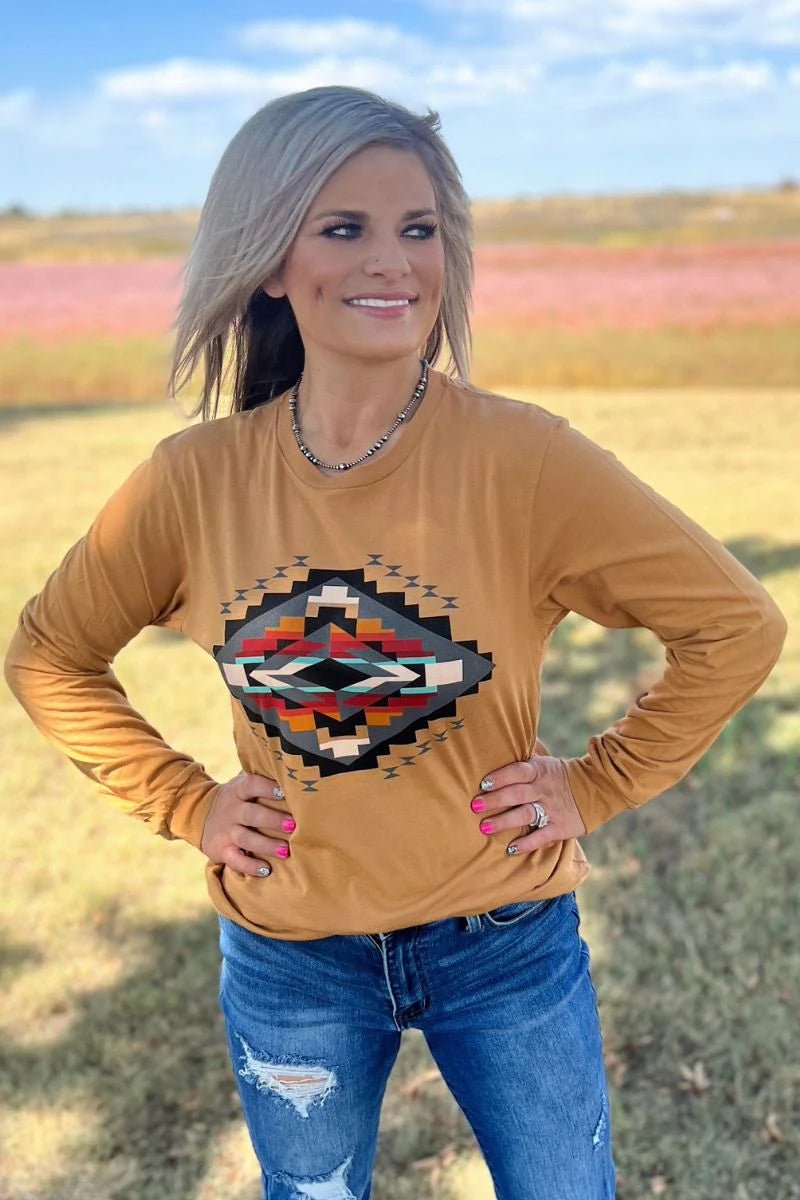 Sterling Kreek Fall Sunset Long Sleeve Tee | gussieduponline