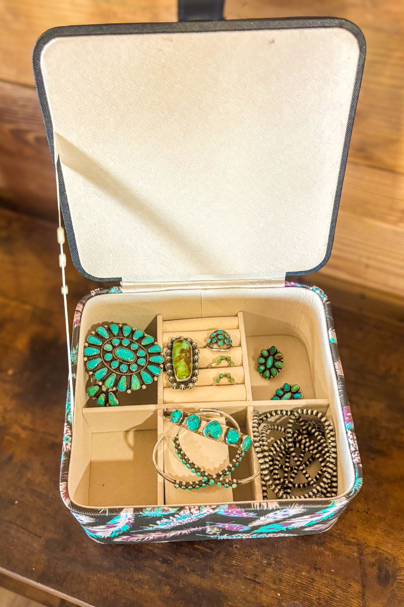 Sterling Kreek Feather Rain Jewelry Box