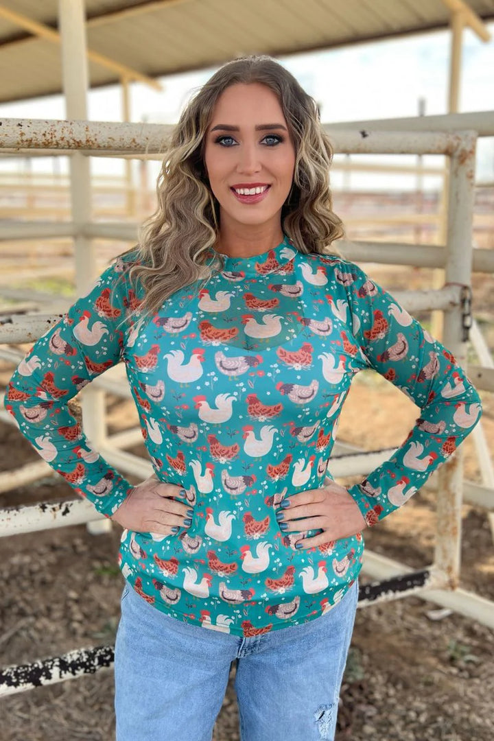 Sterling Kreek Fly The Coop Mesh Top