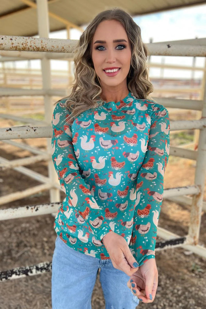 Sterling Kreek Fly The Coop Mesh Top