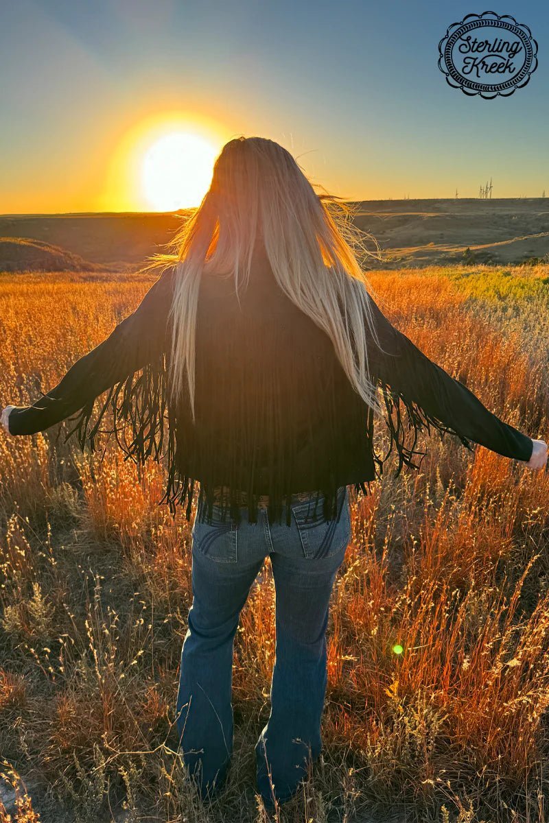 Shimmer and Shine Black Jacket | gussieduponline