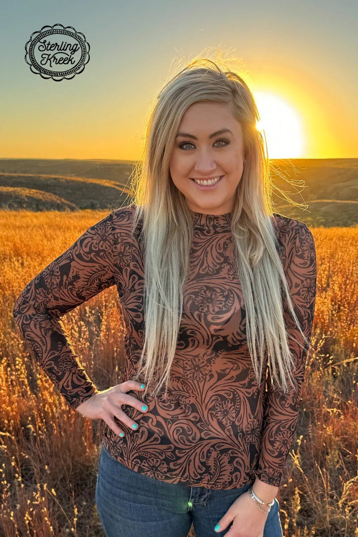 Country Road Leather Top | gussieduponline