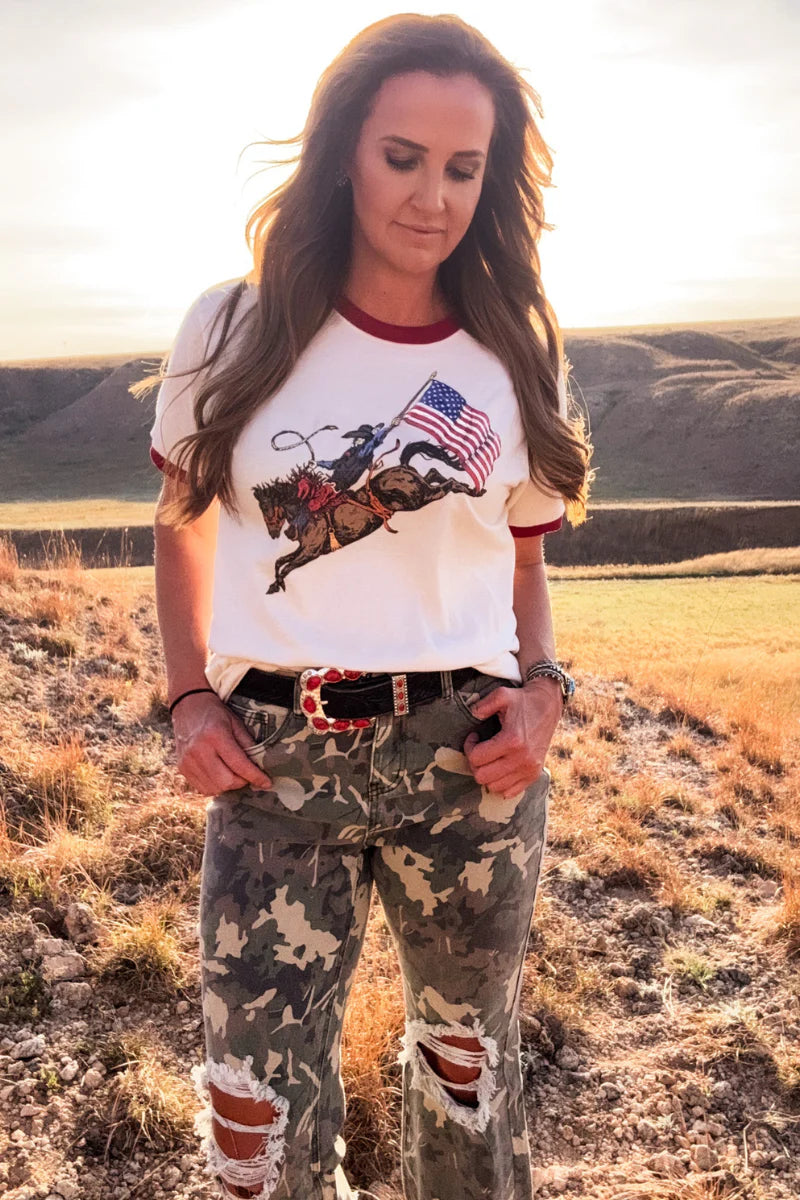 Sterling Kreek Dust & Glory Ringer Tee