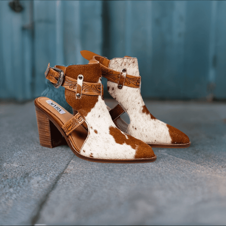 Cora Jo Carmel Strapy Heels | gussieduponline