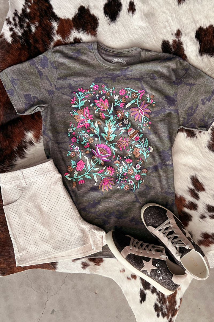 Sterling Kreek Hidden In The Flowers Tee