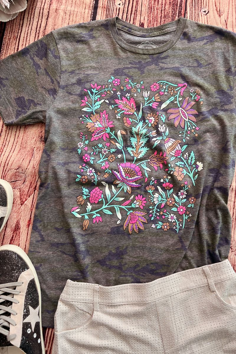 Sterling Kreek Hidden In The Flowers Tee
