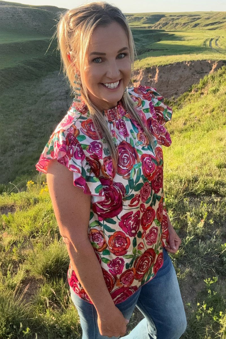 Sterling Kreek In Full Bloom Top