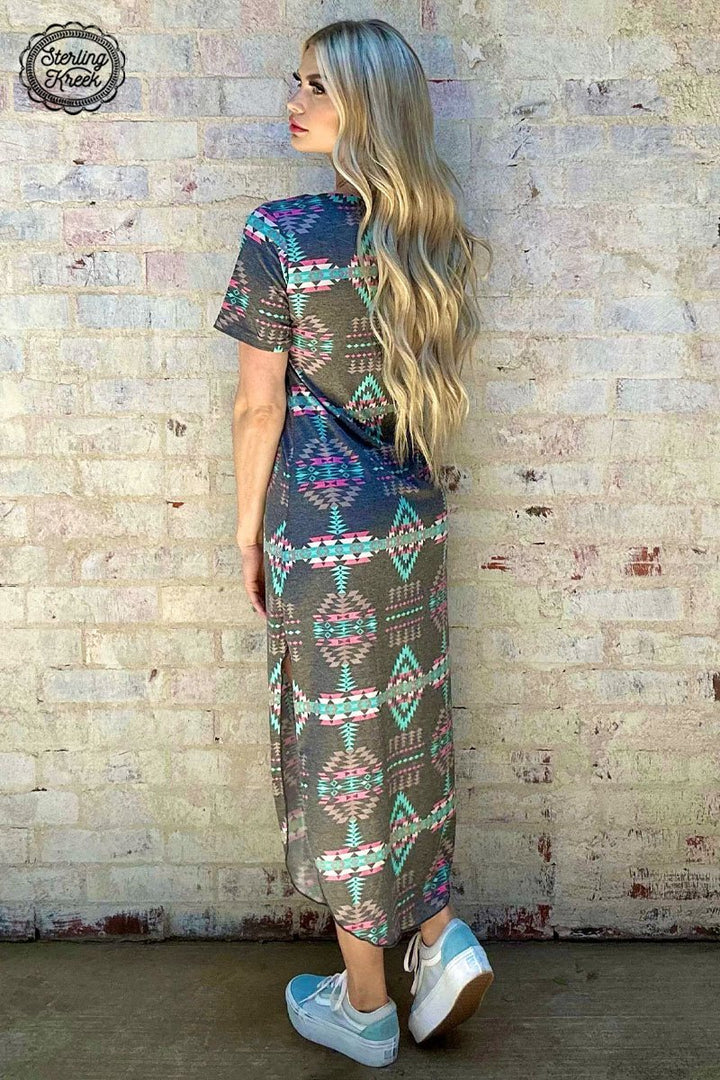 Aztec Heights Maxi Dress | gussieduponline